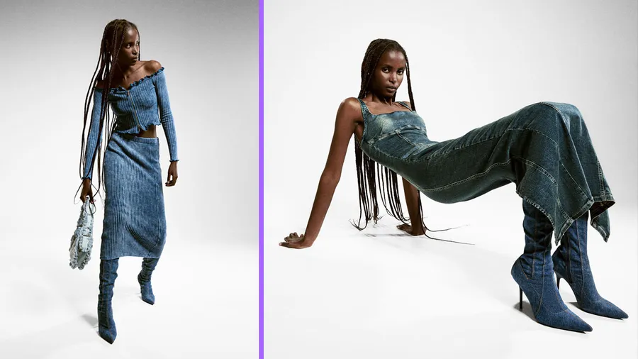Bershka lanza Demin Dyeland para que lleves total looks de mezclilla.