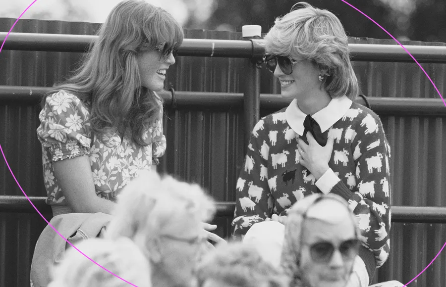 Sarah Ferguson y Diana de Gales