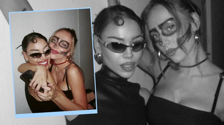 Danna Paola y Ester Expósito se disfrazan juntas y salen de fiesta
