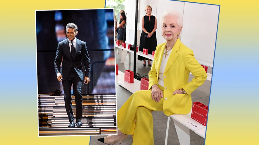 Luis Miguel tiene el gesto más dulce con Carolina Herrera en su concierto en NY