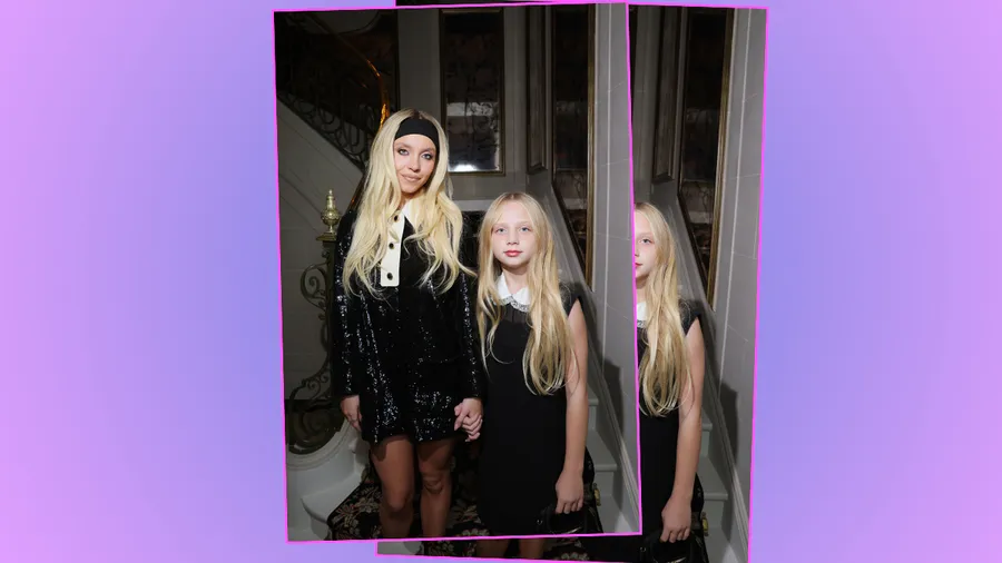 Sydney Sweeney y su primita son las más cool en el desfile de Miu Miu
