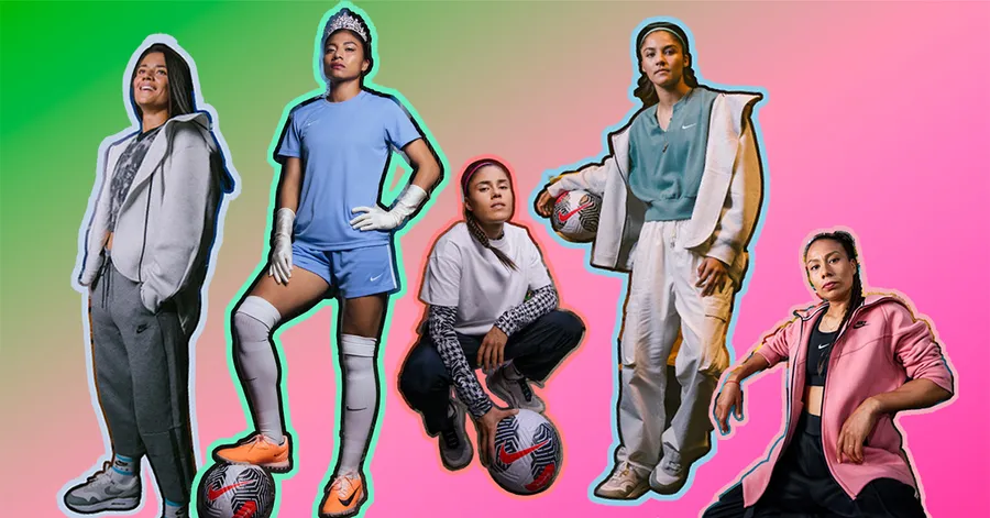 Las futbolistas mexicanas que son parte de la campaña Piérdelo todo, gánalo todo de NIKE.