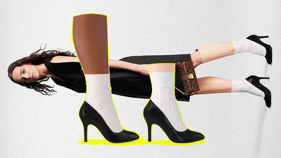Las botas con forma de pierna real dividen de Louis Vuitton dividen al internet