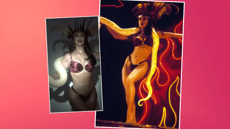 Kim Kardashian se disfraza de Salma Hayek en "From Dusk Till Dawn"