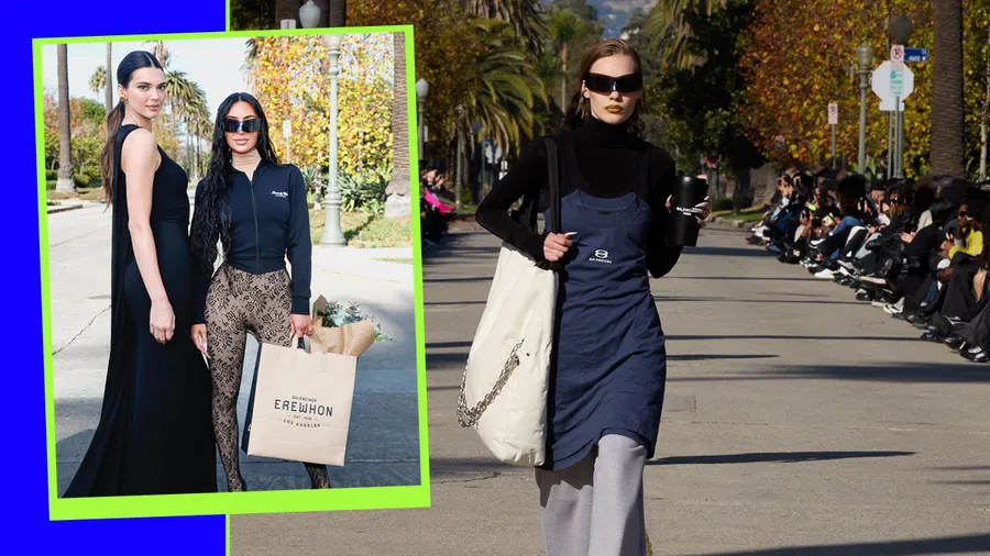 Así fue el desfile de Balenciaga en Los Ángeles en colaboración con Erewhon