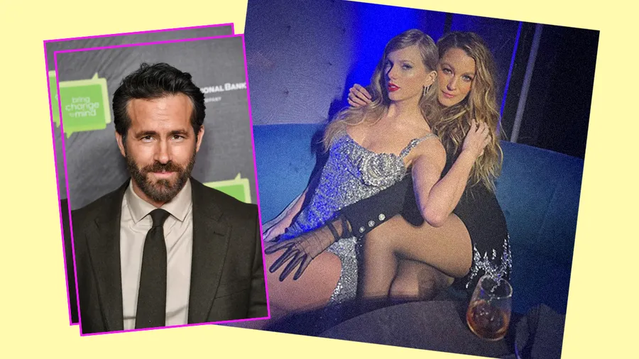 Ryan Reynolds edita foto de Blake y Taylor con su cara y la de Travis Kelce