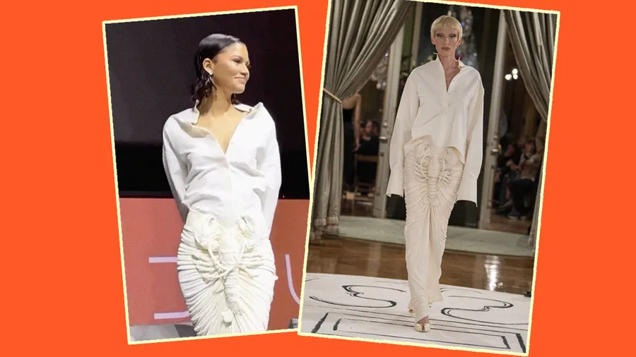 Zendaya usa un diseño de Schiaparelli inspirado en los gusanos de arena de Dune