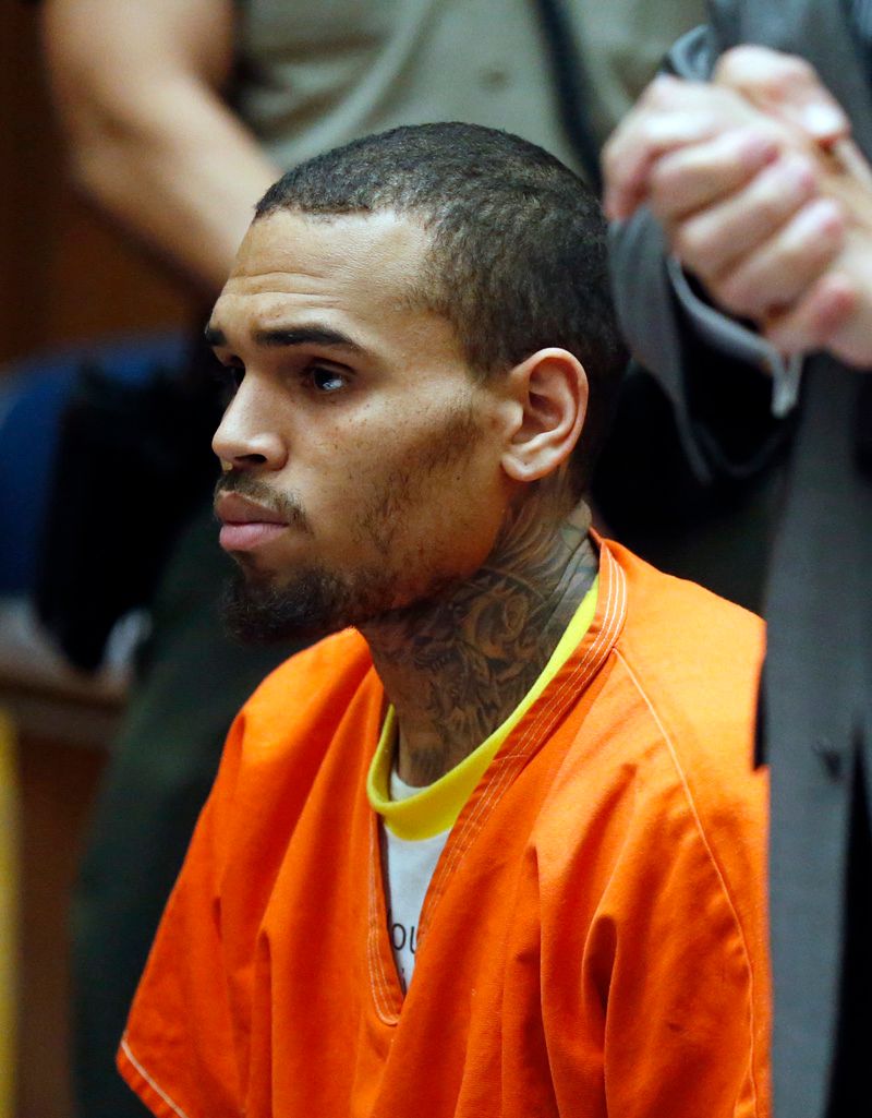 Chris Brown Court Appearance