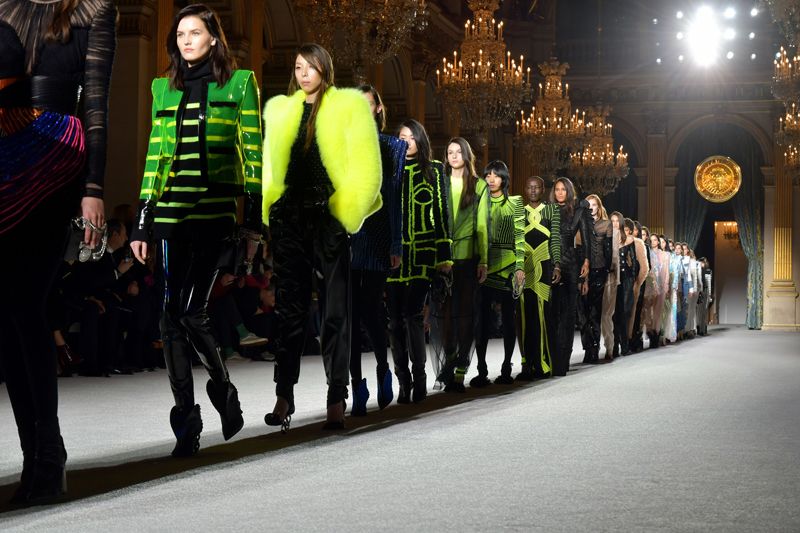 Balmain show, Runway, Fall Winter 2018, Paris Fashion Week, France - 02 Mar 2018