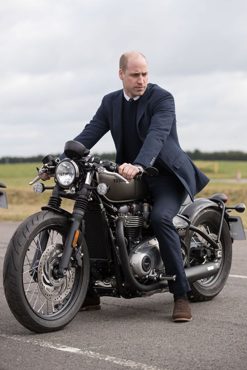 Prince William visits the Triumph Motorcycles and MIRA Technology Park, Hinckley, UK - 20 Feb 2018