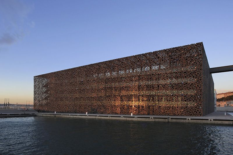 MuCEM (Museum of European civilisation and the Mediterranean), Marseille, France. Architect: Rudy Ricciotti, 2013.