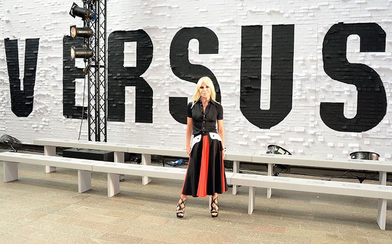 Versus Versace show, Backstage, Spring Summer 2018, London Fashion Week, London, UK - 17 Sep 2017