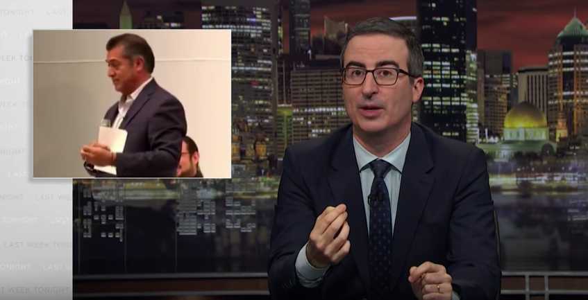 John Oliver. Bronco