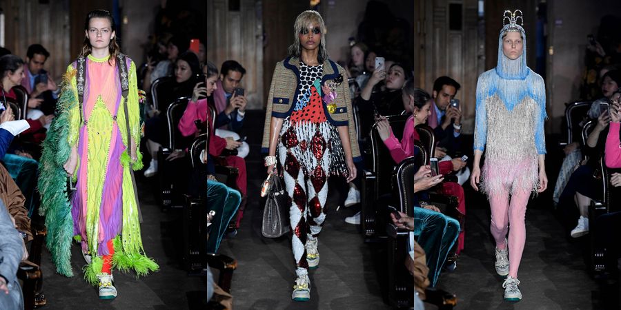 Gucci show, Runway, Spring Summer 2019, Paris Fashion Week, France - 24 Sep 2018