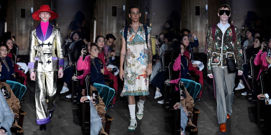 Gucci show, Runway, Spring Summer 2019, Paris Fashion Week, France - 24 Sep 2018