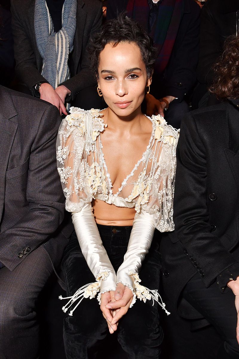 Saint Laurent show, Front Row, Fall Winter 2018, Paris Fashion Week, France - 27 Feb 2018
