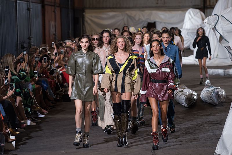 Ganni Show, Runway, Spring Summer 2019, Copenhagen Fashion Week, Denmark - 09 Aug 2018