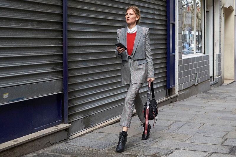 Street Style, Fall Winter 2018, Paris Fashion Week, France - 05 Mar 2018