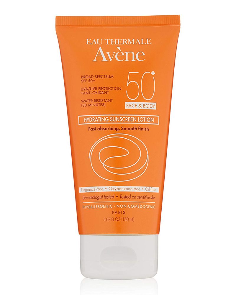 Eau Thermale Avène SPF 50 Plus Hydrating Sunscreen Lotion