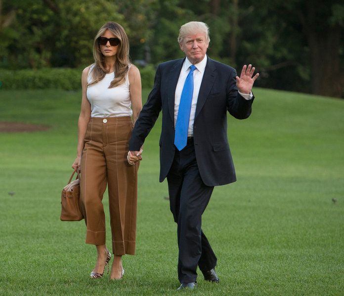 First Family Arrives At The White House