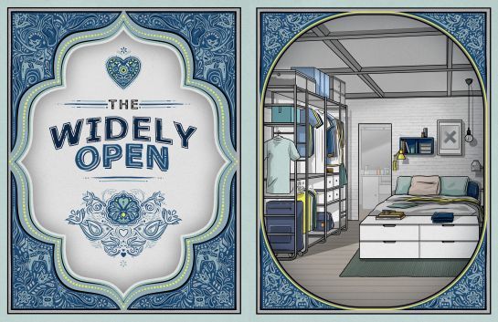 widley open