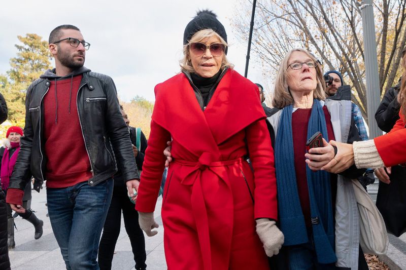 'Fire Drill Fridays' Climate Protest, Capitol Hill, Washington DC, USA - 08 Nov 2019