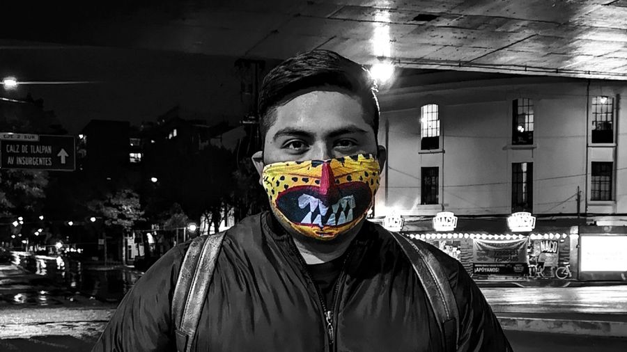 Mexicano que todos los d°as sale a las calles a trabajar