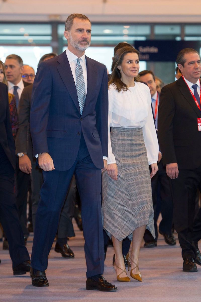 Spanish Royals Visits Museum Of Natural Sciences