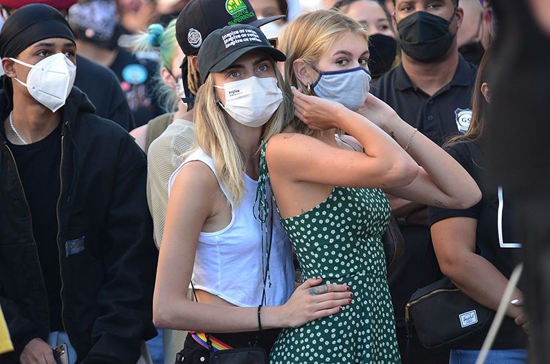 Black Lives Matter Protest, Los Angeles, California, USA - 15 Jul 2020