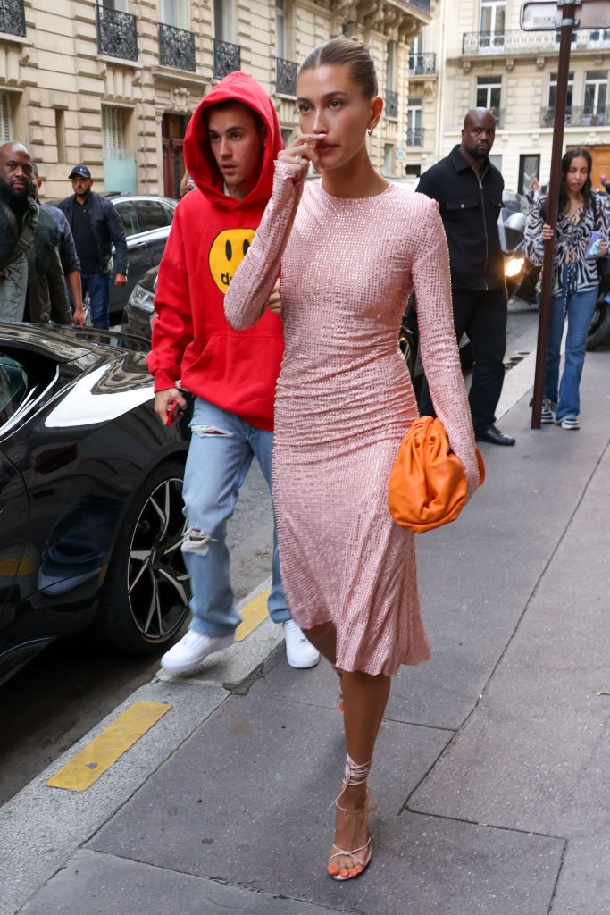 Justin Bieber And His Wife Hailey Baldwin Bieber Sighting In Paris