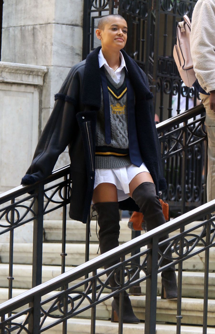 'Gossip Girl' TV show filming, New York, USA - 20 May 2021