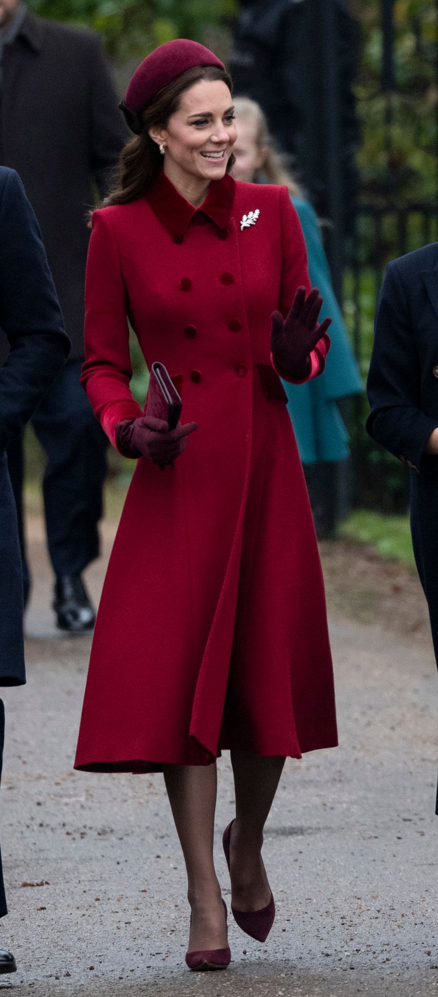 The Royal Family Attend Church On Christmas Day
