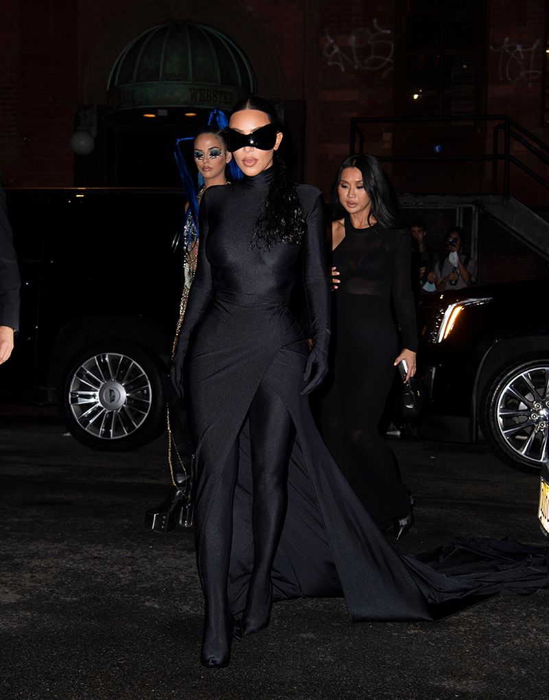 Kim Kardashian at Cathedrale Restaurant after MET Gala, New York, USA - 13 Sep 2021