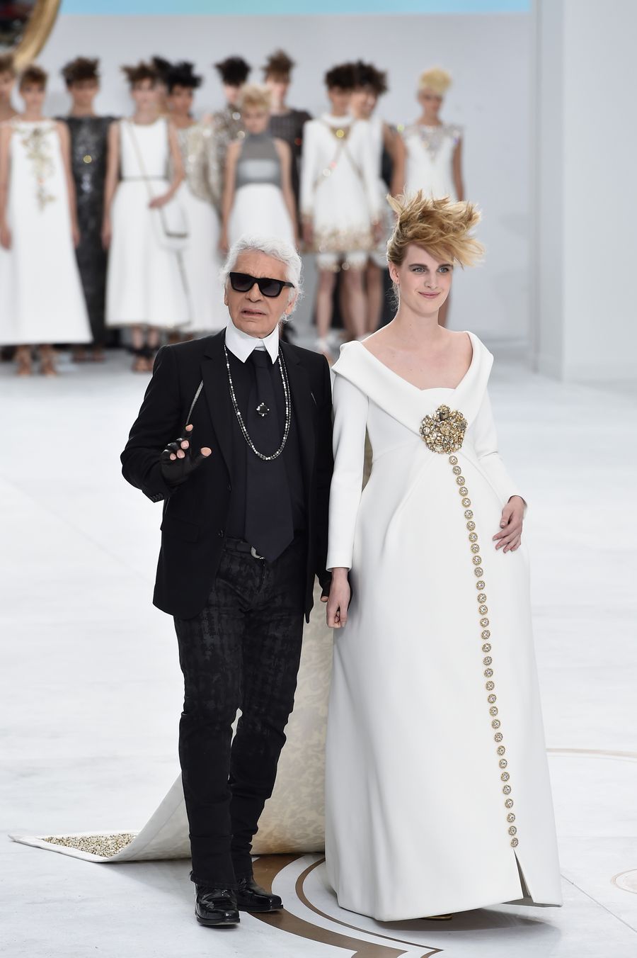 Chanel : Runway - Paris Fashion Week : Haute Couture Fall/Winter 2014-2015