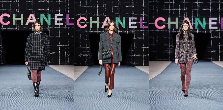 chanel fw22 tweed