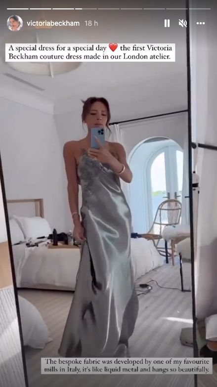 victoria beckham vestido couture