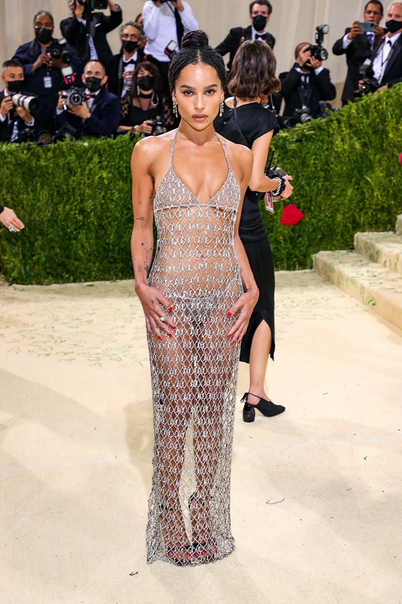 zoe kravitz met gala