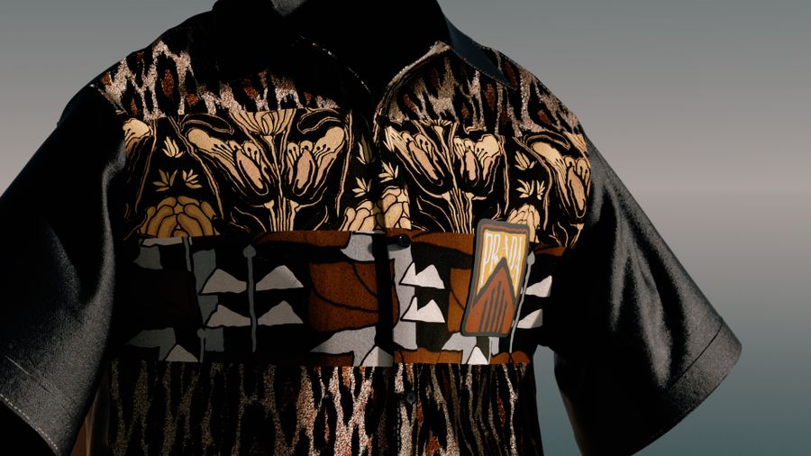 prada camisa nft