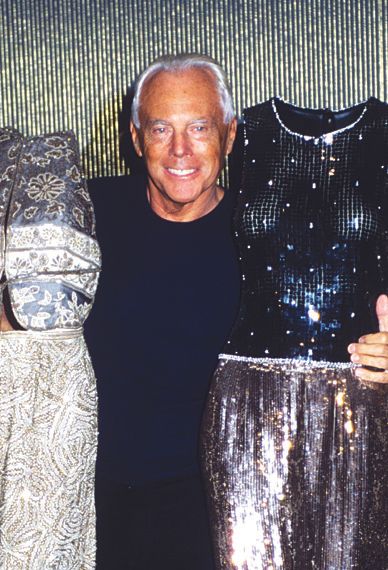 Giorgio Armani, London, Britain - circa 1994