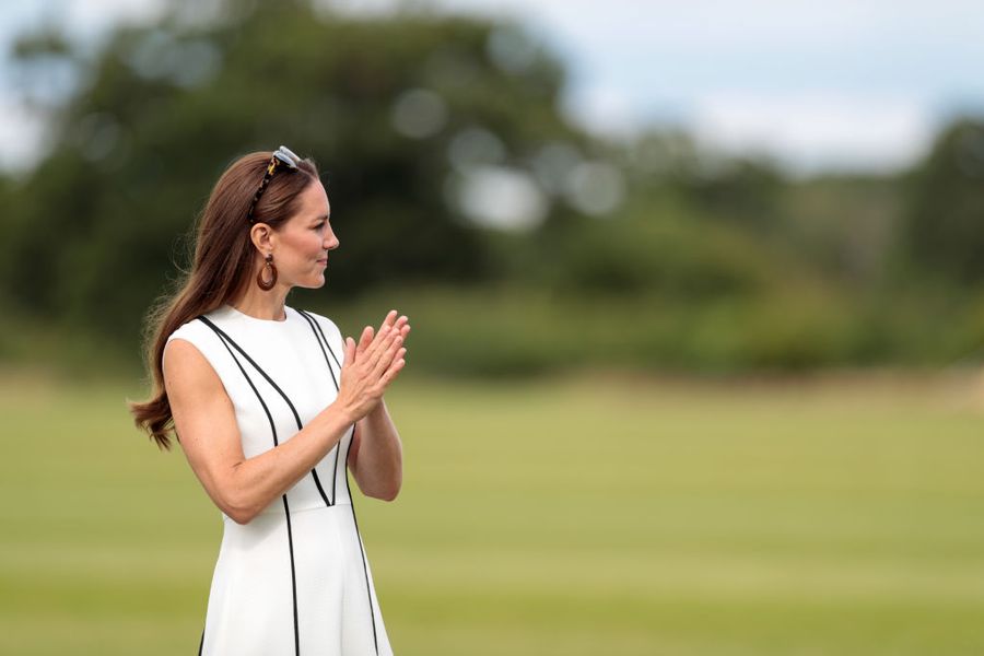 The Duke of Cambridge Takes Part In The Royal Charity Polo Cup 2022