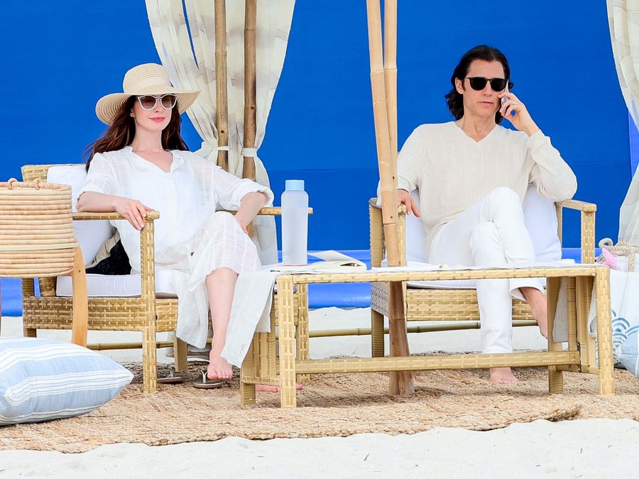 'WeCrashed' TV show on set filming, New York, USA - 16 Aug 2021