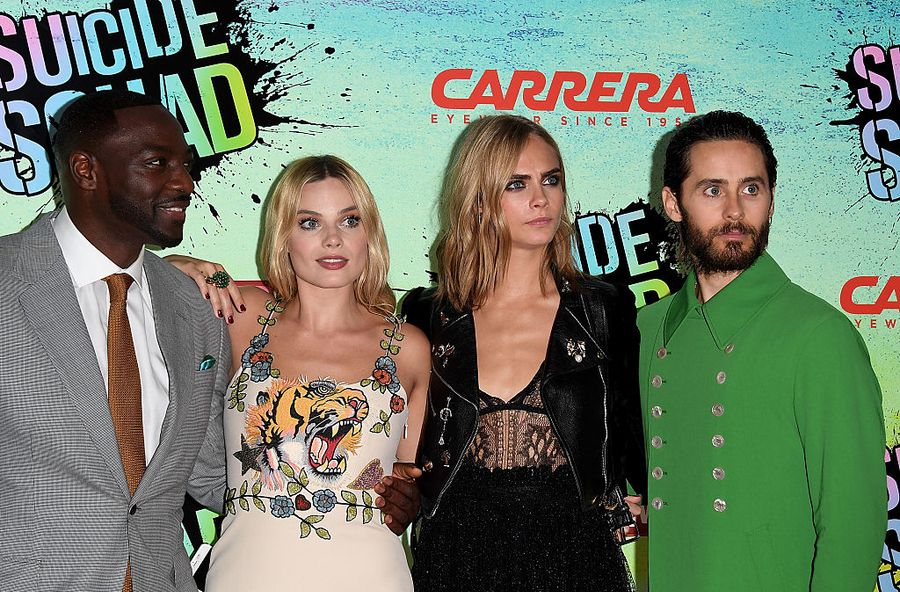 Carrera at the Suicide Squad European Premiere