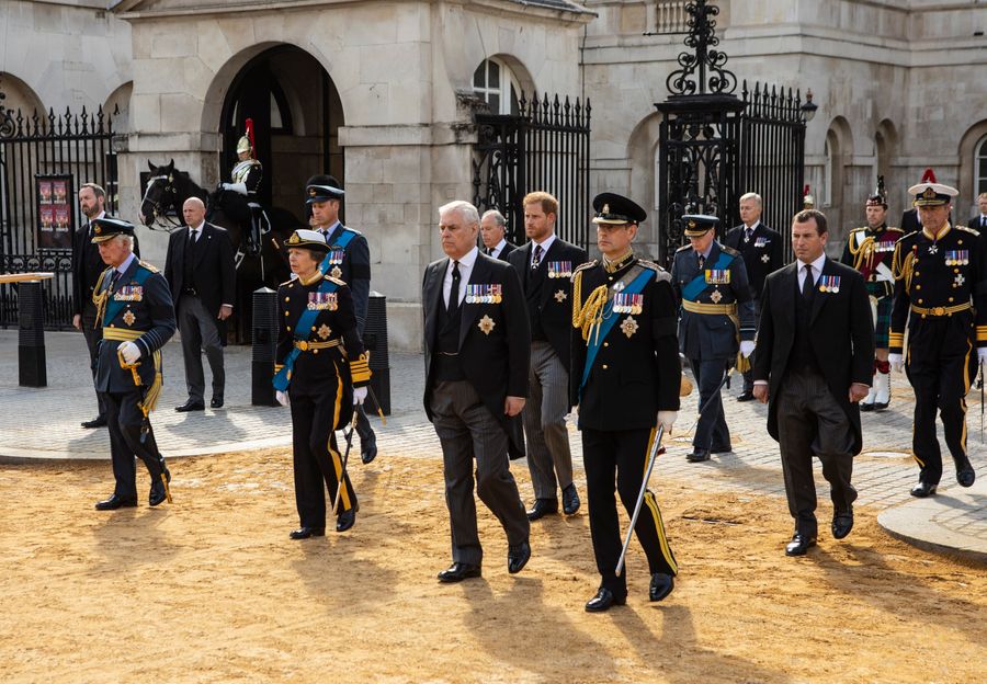The Coffin Carrying Queen Elizabeth II Is Transferred From Buckingham Palace To The Palace Of Westminster