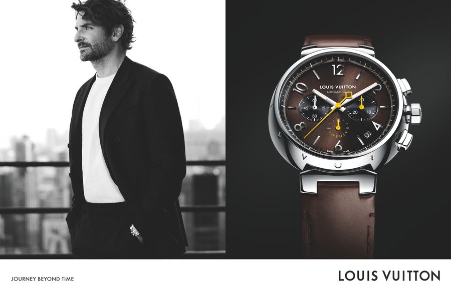bradley cooper reloj tambour twenty louis vuitton
