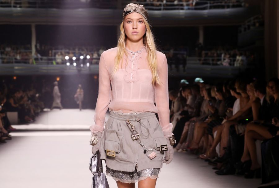Fendi show, Runway, New York Fashion Week, USA - 09 Sep 2022