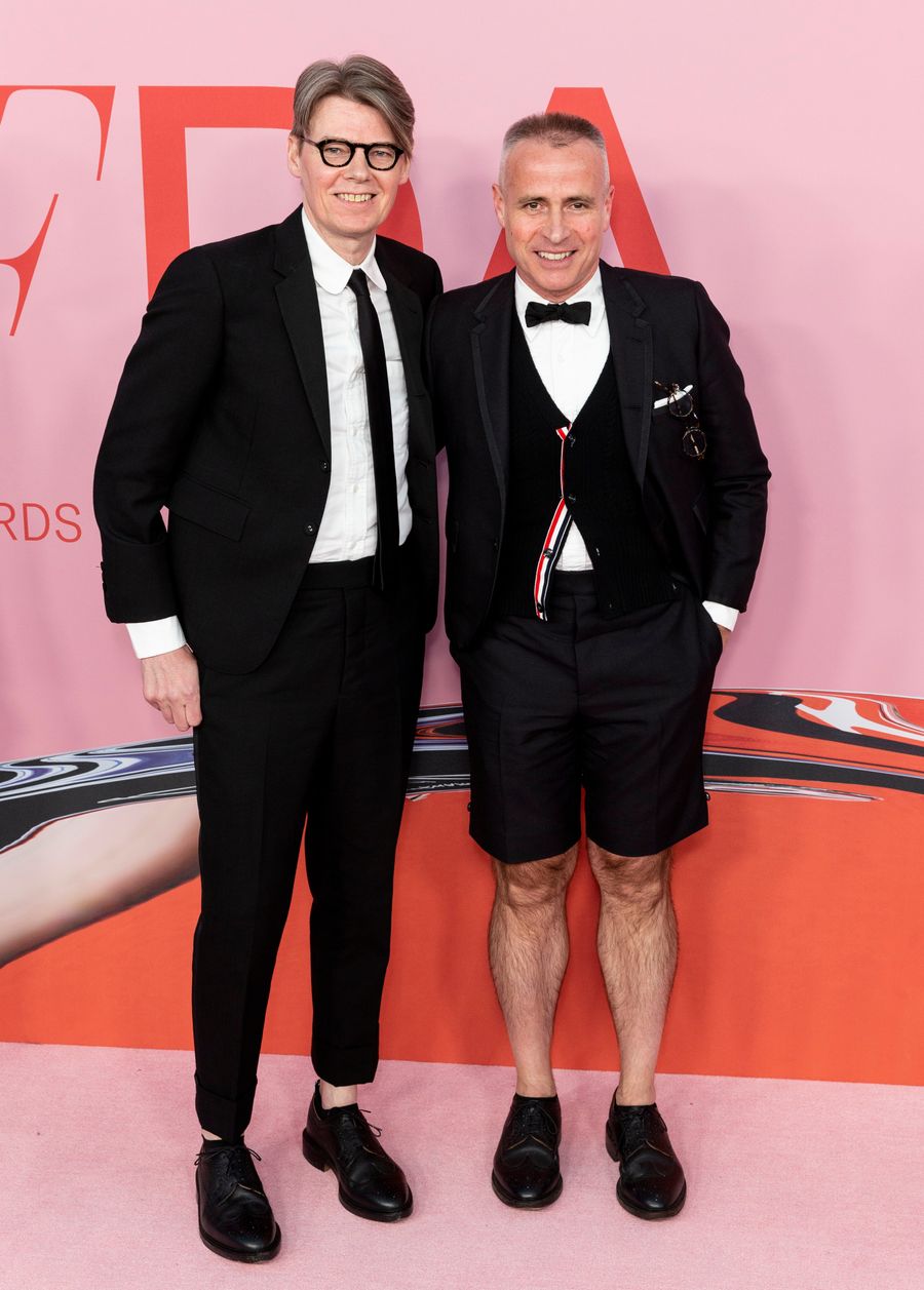 thom browne presidente cfda pareja andrew bolton
