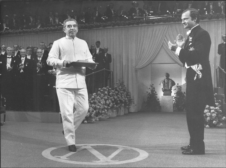 Gabriel Garcia Marquez receives the Nobel Prize, Stockholm, Sweden - 10 Dec 1982