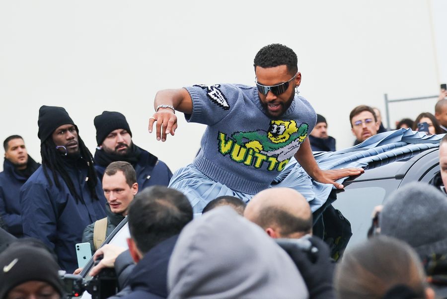 Louis Vuitton : Outside Arrivals - Paris Fashion Week - Menswear Fall-Winter 2023-2024
