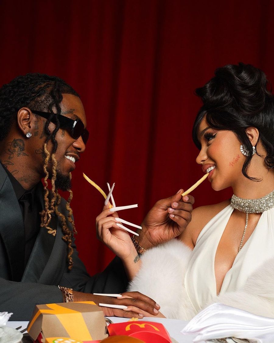 cardi b menu mcdonalds
