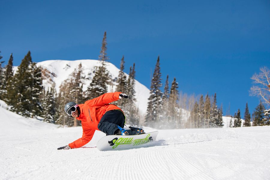 park city utah nieve snowboard